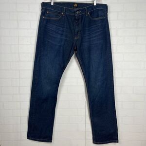 Lee Mens slim fit jeans size 38x32 Dark Wash